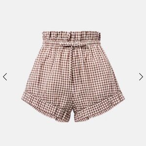 NWT Posse Callie Gingham Shorts